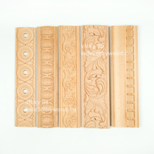 Carving wood decorative home design mouldings birch solid wood moulding